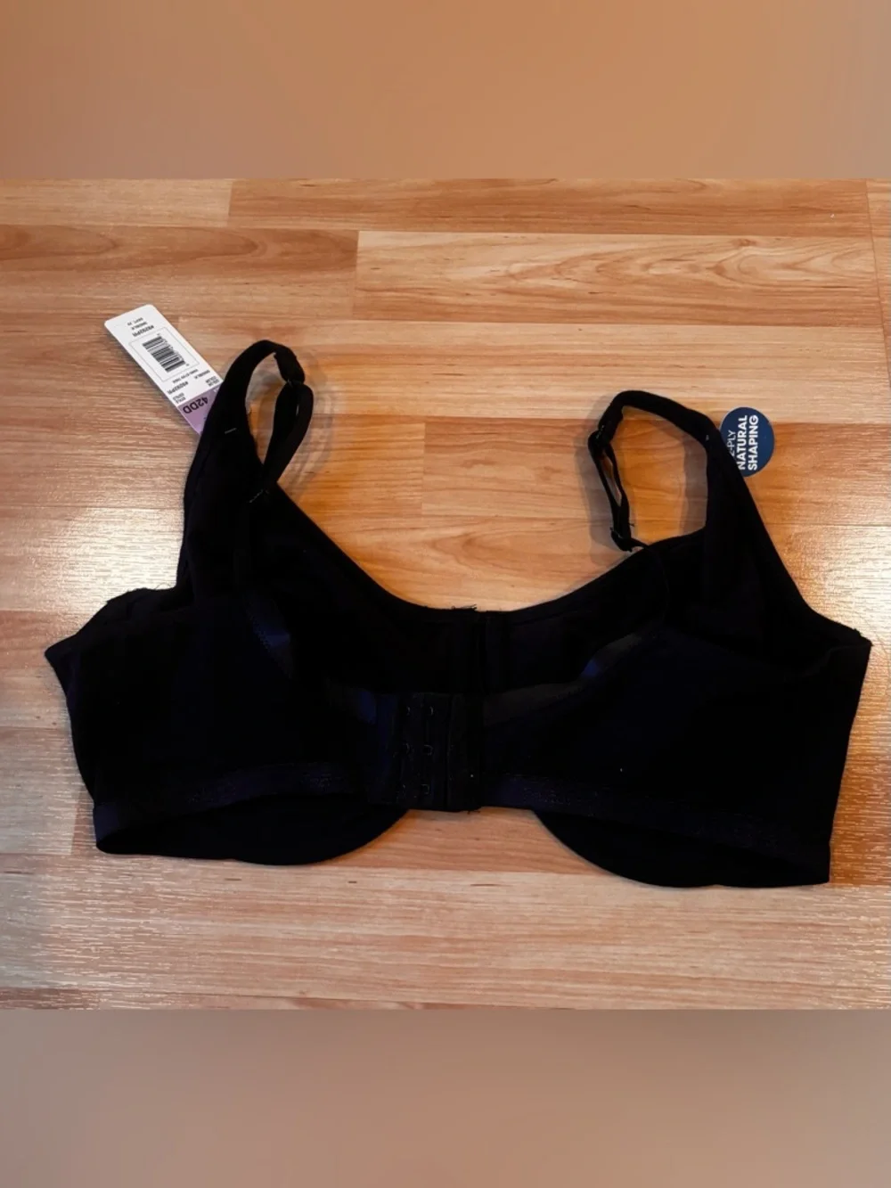5/$25 Secret Treasures Leopard Print and Black‎ Full-Coverage Underwire Bras